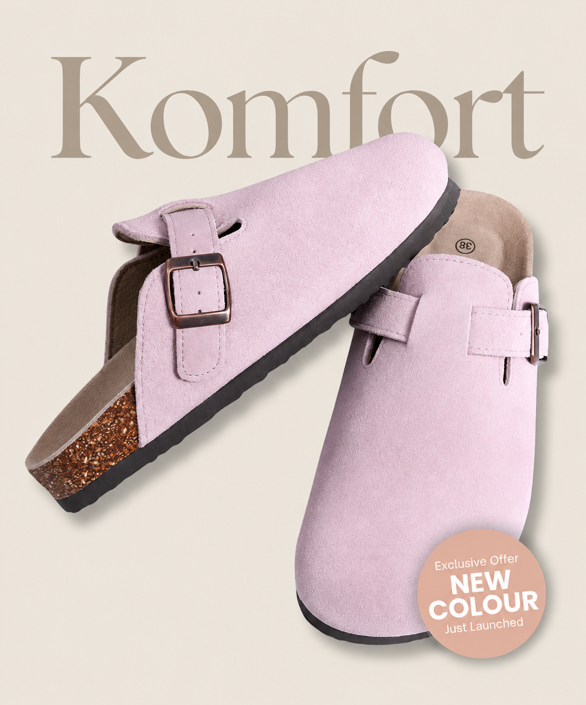 Zamszowe Klapki Premium Komfort
