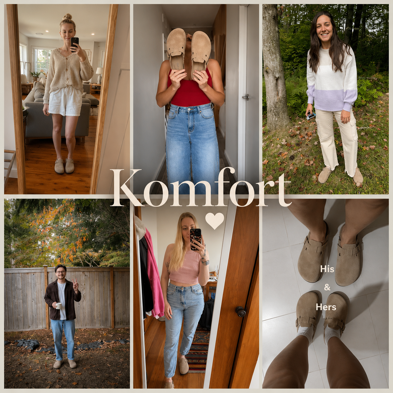 Zamszowe Klapki Premium Komfort
