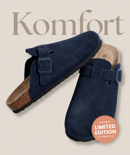 Zamszowe Klapki Premium Komfort