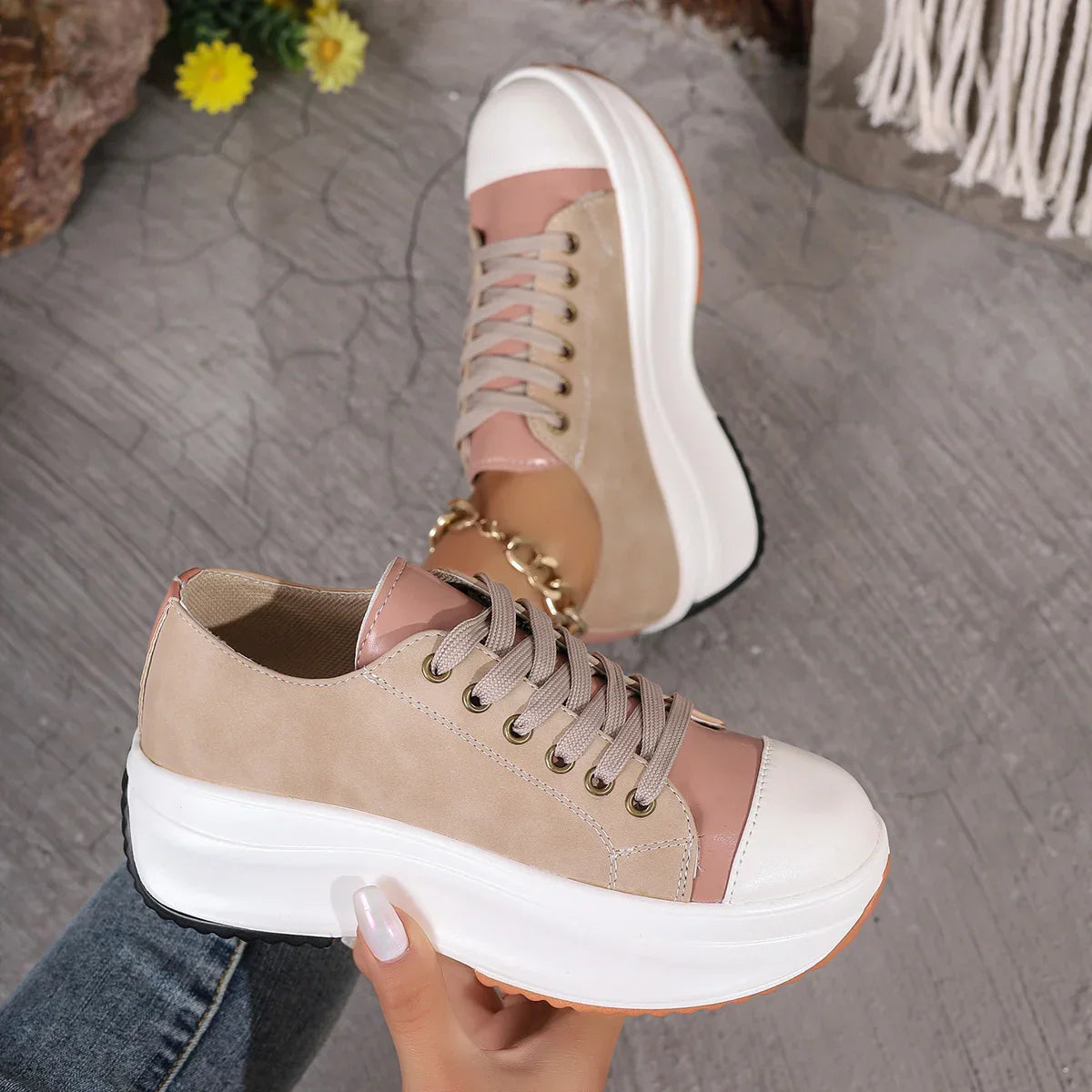 Elena | Casualowe Sneakersy Ortopedyczne