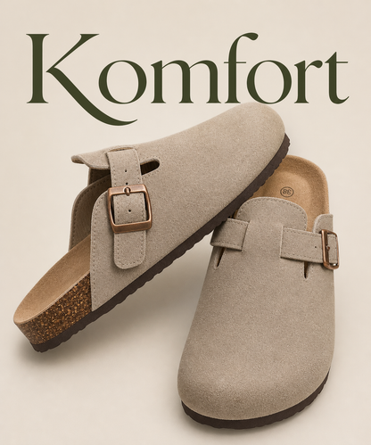 Zamszowe Klapki Premium Komfort